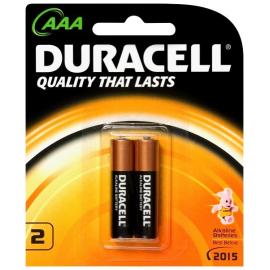 (Duracell 1.5V AAA Batteriey (2-Pack بطارية ديوراسيل للريموت جودة عالية مناسبة للجميع الأجهزة التي تعمل بنفس الحجم